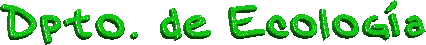 Departamento de Ecología